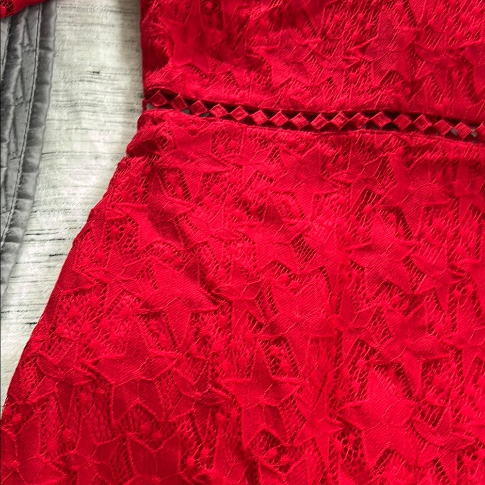 MINKPINK Red A-Line Cocktail Dress